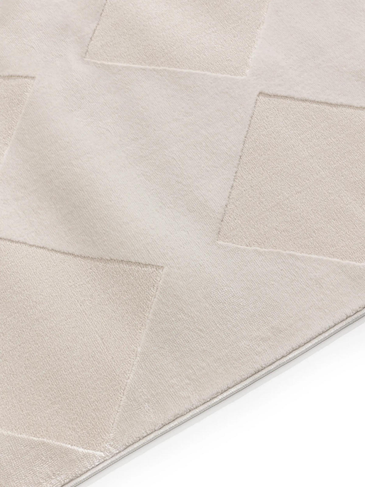 TEPPICH Claire Cream 200x300 cm - Creme, Kunststoff (200/300cm) - benuta