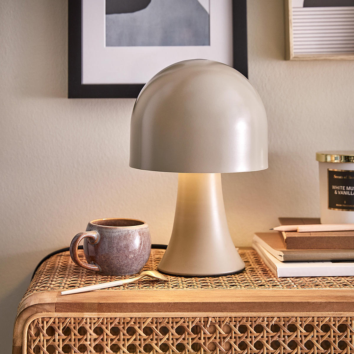 ESPRESSOTASSEN 6er-Set Cottage 180 ml - Hellgrau, Keramik (0.18L) - Butlers