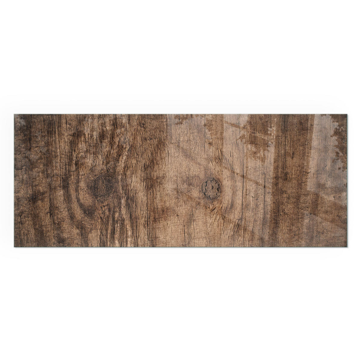 GLASPLATTE für Kamin 125x50 cm - Braun, Glas (125/50/0.4cm) - TULUP