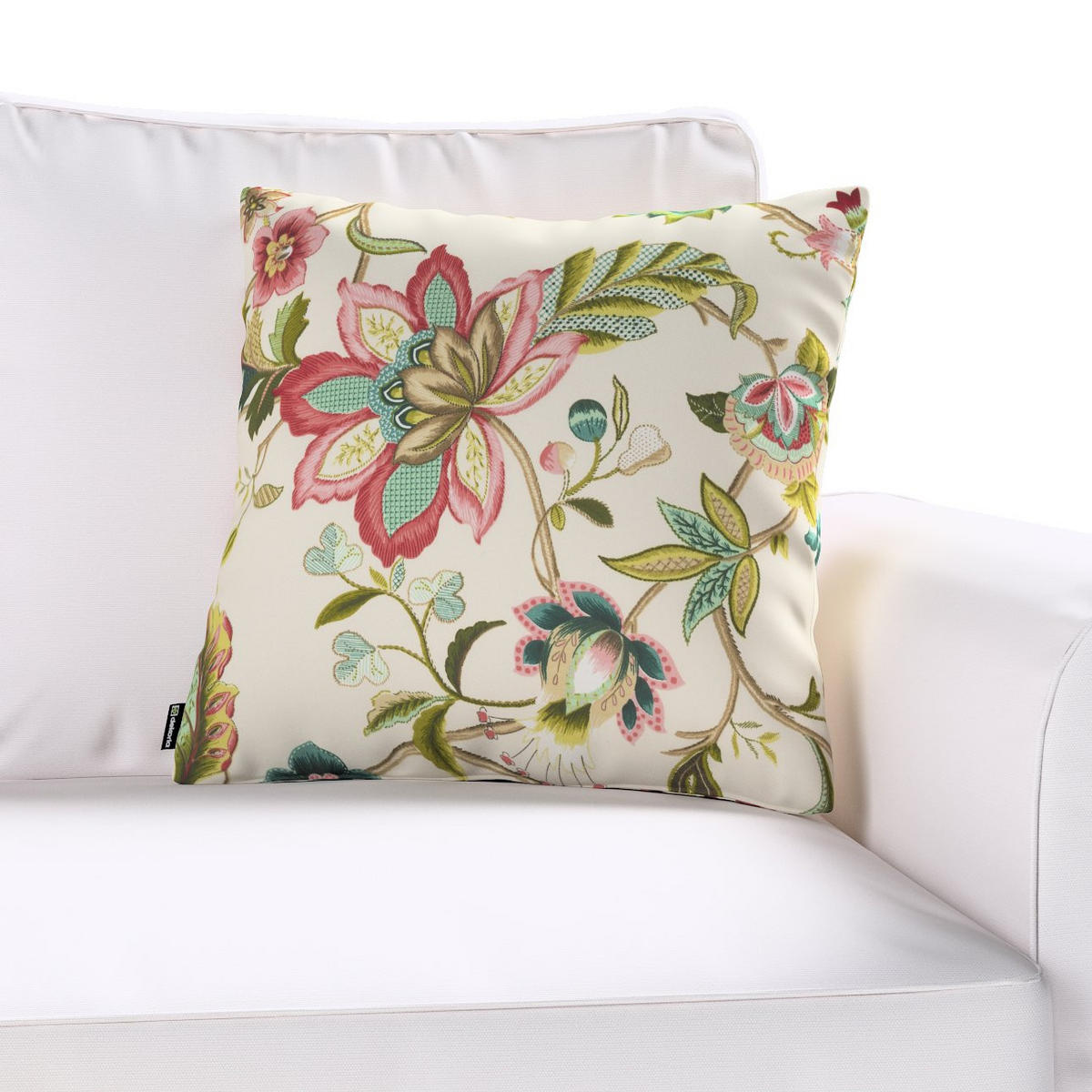 KISSENHÜLLE Londres bunt, 50x50 cm - Multicolor, Textil (50/50cm) - Dekoria