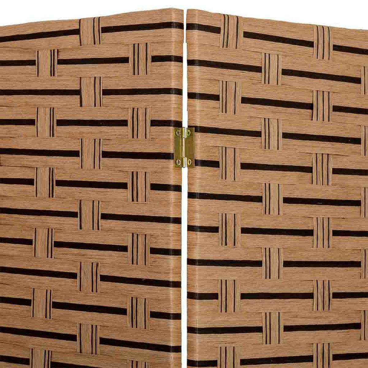 PARAVENT aus geflochtenem Papier mit 4 PANEELE, 3x180cm - Sandfarben, Papier (200/180/3cm) - Wanderlust