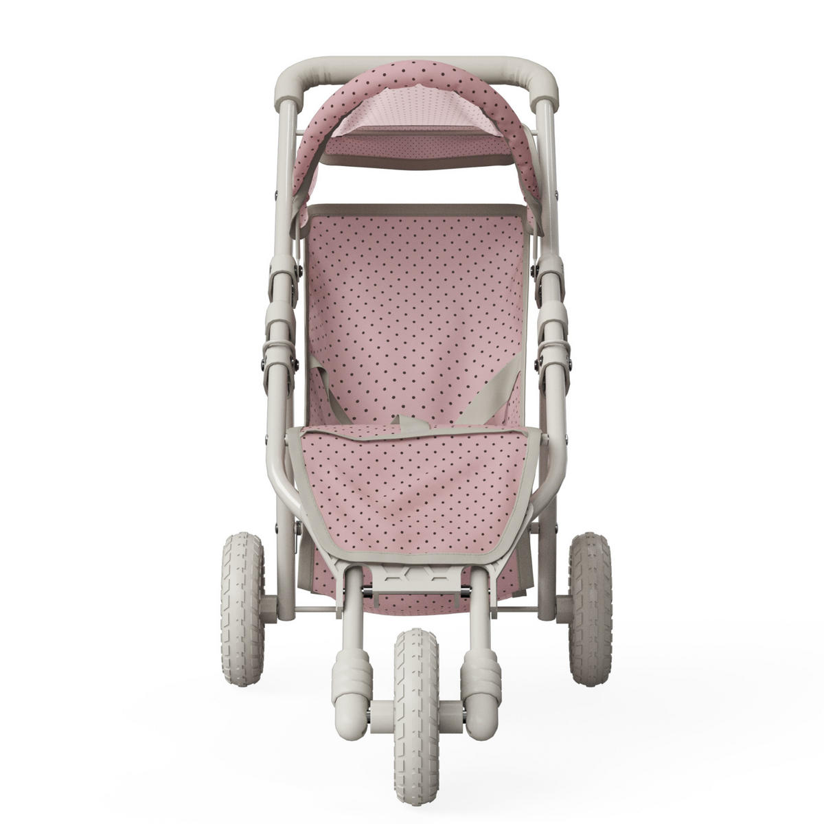PUPPENWAGEN, Rosa, 54cm - Pink, Holzwerkstoff (33/54/61cm) - Teamson Kids