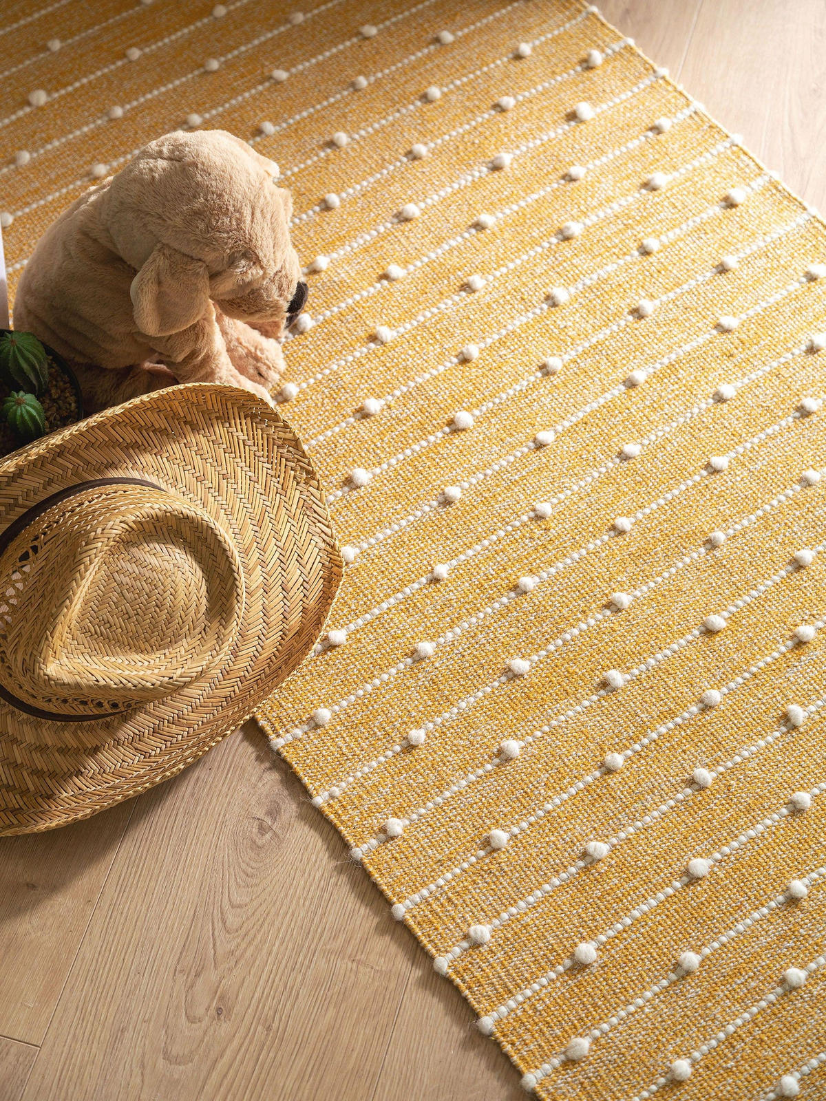 LÄUFER Lupo Gelb 70x200 cm - Gelb, Textil (70/200cm) - Lytte