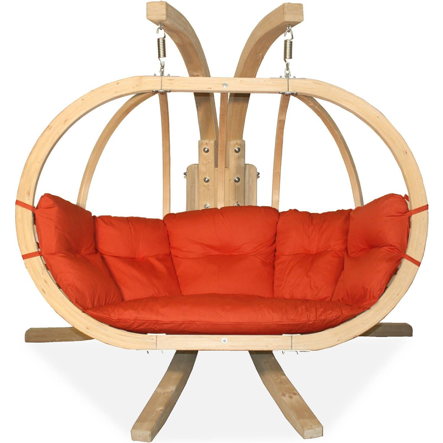 Konsimo® Hängesessel Rot 240x183x137 cm