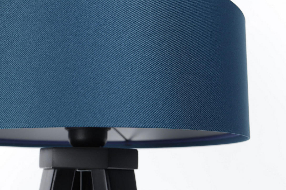 TISCHLAMPE Blau 30/45 cm - Silberfarben, Kunststoff (30/0.7/45cm) - ONZENO