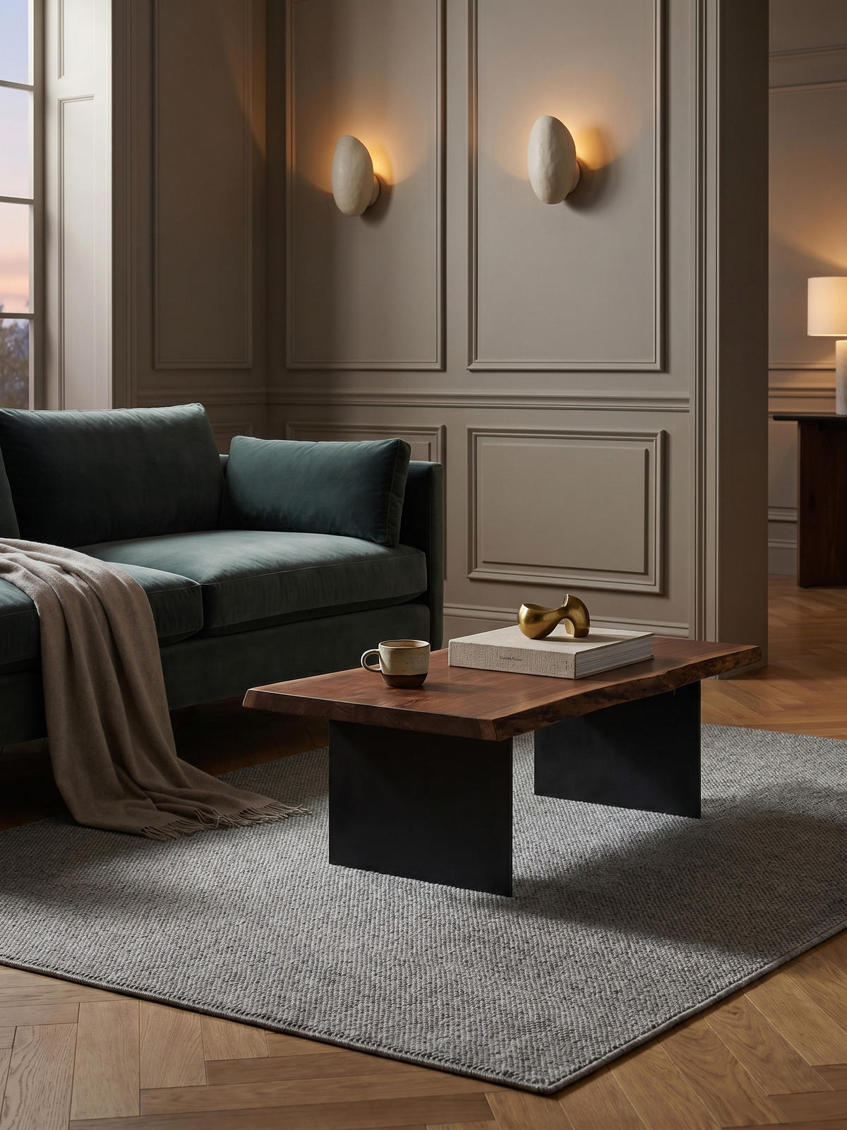 TEPPICH Flachgewebe LANGAU in Silber, meliert, 240 x 340 cm - Silberfarben, Textil (340/240cm) - KADIMA DESIGN