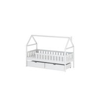 HAUSBETT WEIß - Weiß, Holz (90/200cm) - FURNLUX