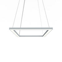LED-HÄNGELEUCHTE - Grau, Metall (40/40/100cm) - Lumicom