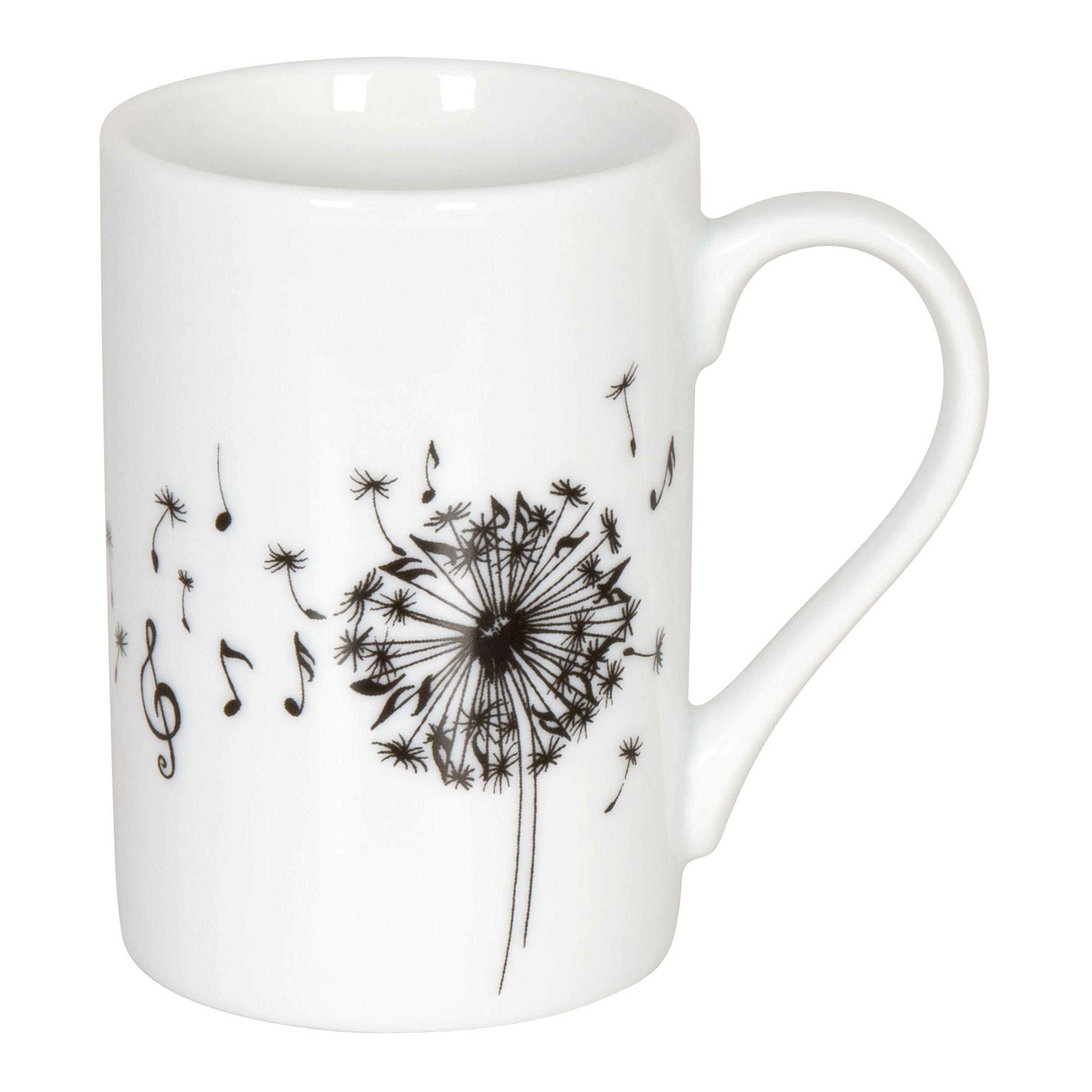 MINIPRESSO-TASSE Music Dandelion - Naturfarben, Keramik (0.09L) - Könitz