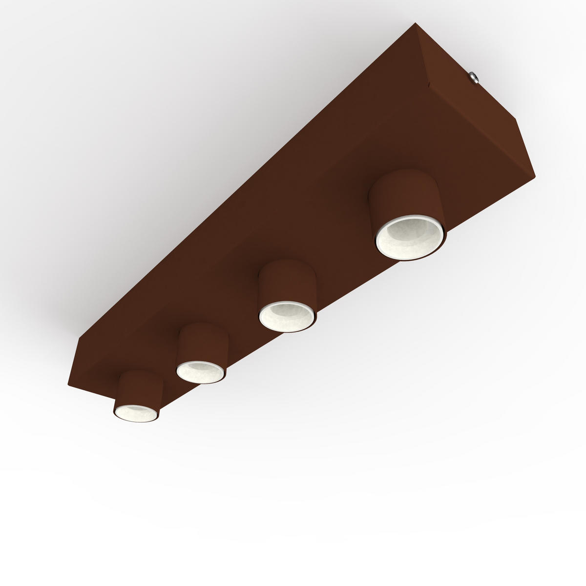 DECKENLEUCHTE - Dunkelbraun, Metall (10/45/7.5cm) - Lumicom