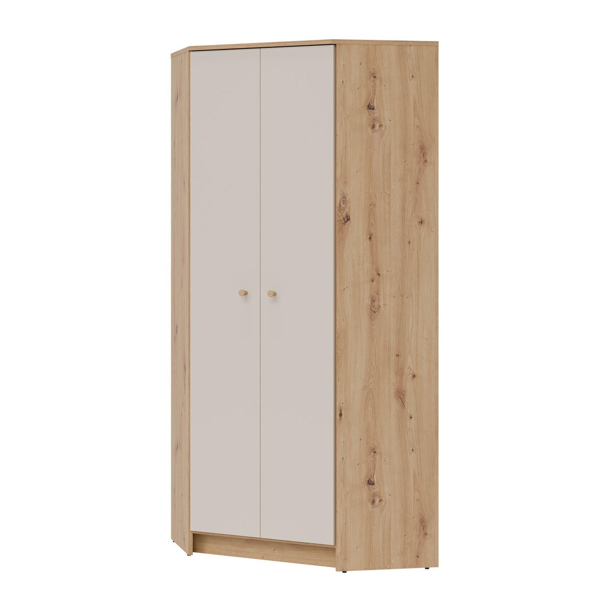 JUGENDZIMMER Trey Set A - 5-teilig - Kaschmir/Eichefarben, Holz/Holzwerkstoff (82/188/82cm) - QMM TraumMöbel
