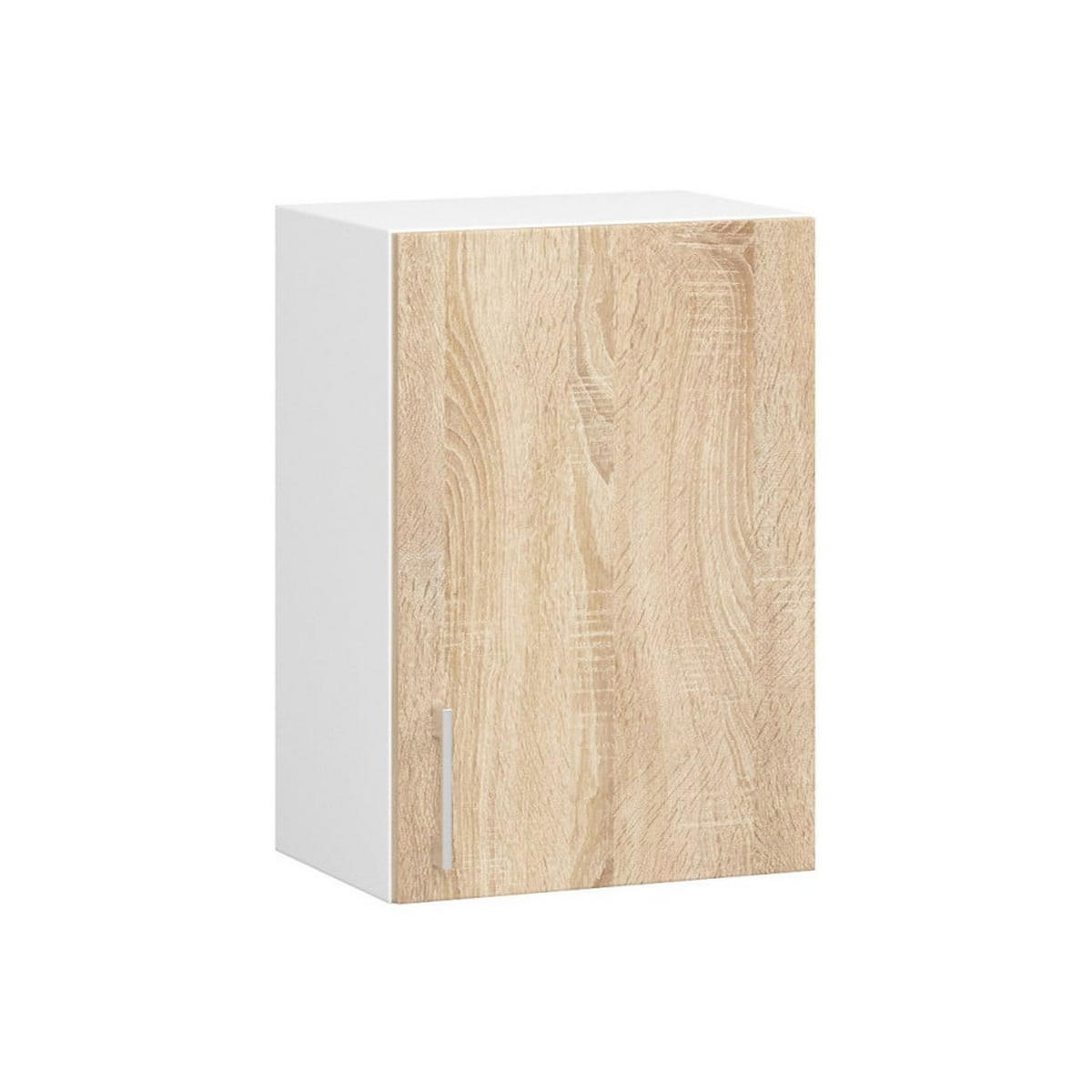 KUCHYŇSKÝ BLOK Bílá, dub Sonoma 203/180/44,5 - bílá, kompozitní dřevo (180/203/44.5cm) - RAUMHIRSCH FURNITURE