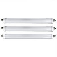 LED DECKENLEUCHTE Kunststoff Weiß 3er Set - Weiß, Kunststoff (150/6.5/5.8cm)