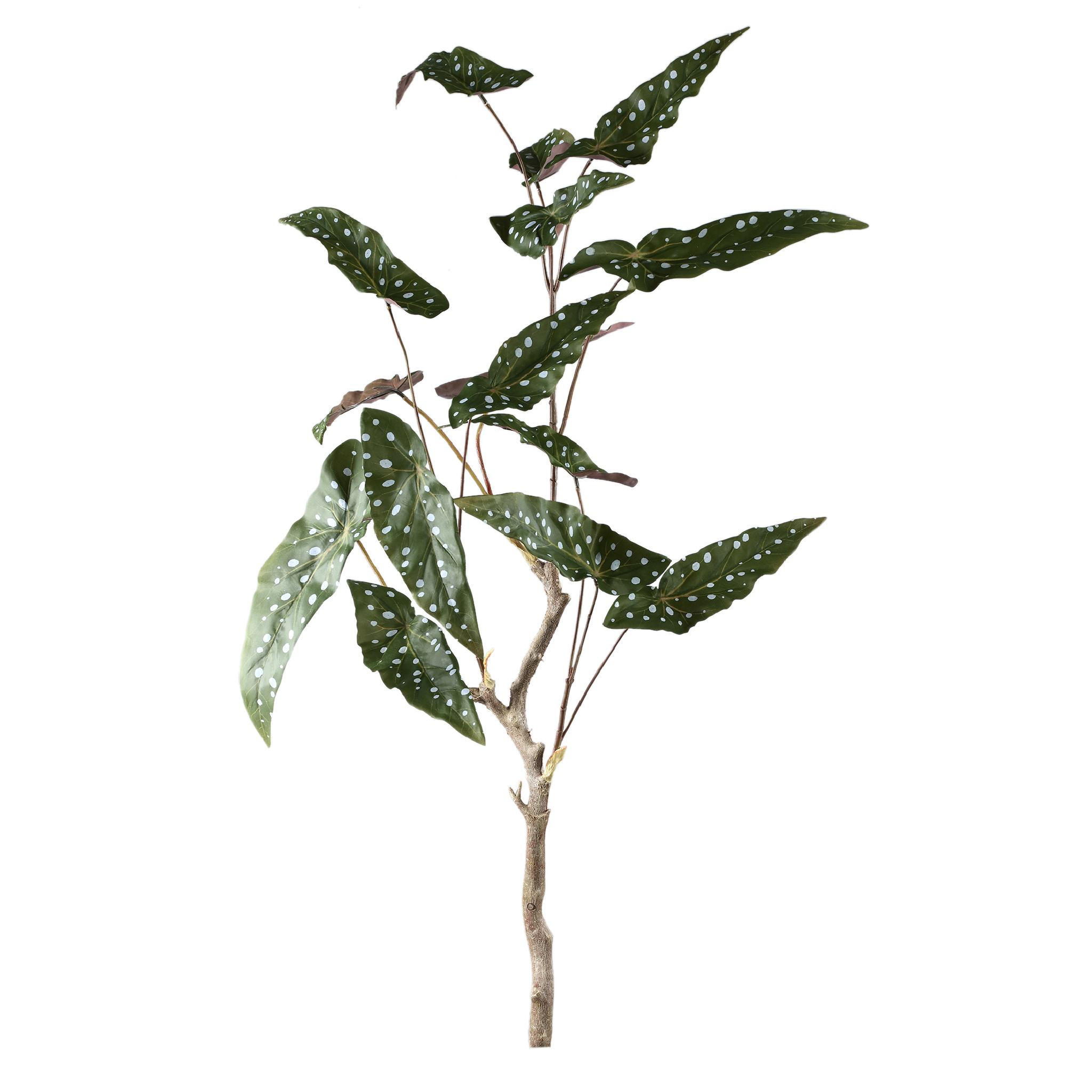 KUNSTBLATT Leaves Grün 70/60/94cm - Grün, Textil (60/94/70cm) - PTMD Collection