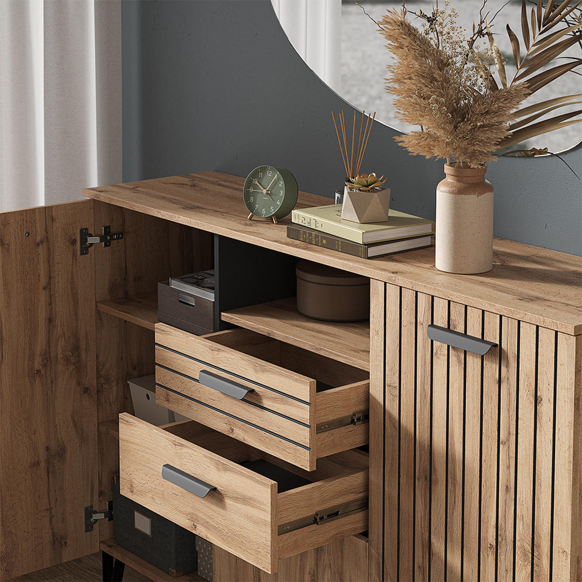 Braun, Holzwerkstoff (38/100/150cm) - Vicco