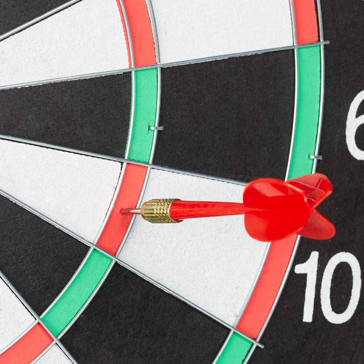 DARTSCHEIBE Bunt zweiseitig mit 6 Steeldarts 43 cm - Multicolor, Wellpappe/Metall (43/43cm) - Relaxdays