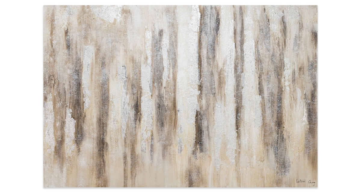 ACRYLBILD HANDGEMALT 120/80 cm - Schwarz, Holz/Textil (2.12/80cm) - KUNSTLOFT