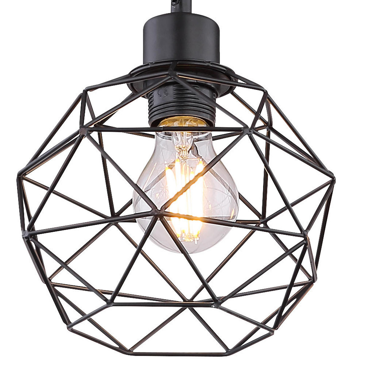 LED HÄNGELEUCHTE Holz Braun - Braun, Holz (85/18/120cm) - Globo Lighting