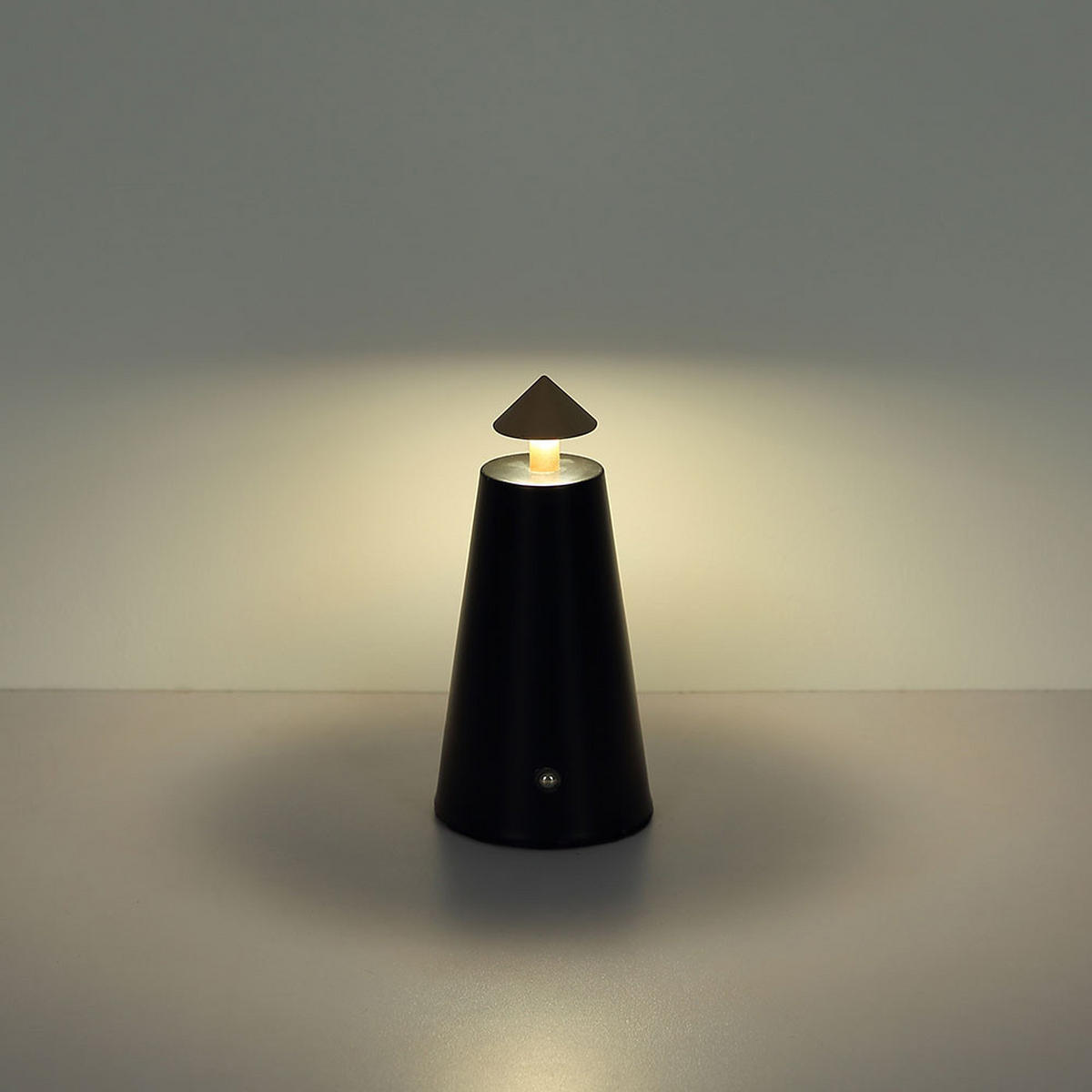 2X LED TISCHLEUCHTE Schwarz Cappuccino CCT - Schwarz, Metall (9/9/19cm) - Globo Lighting