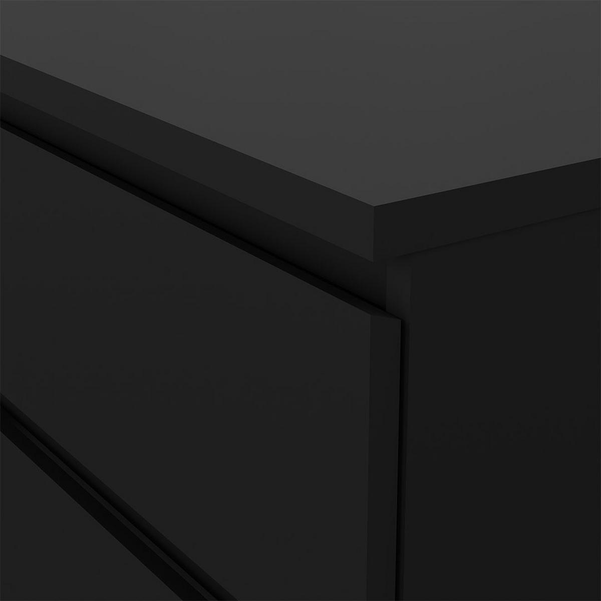 KOMMODE, Naia, Schwarz, Holzwerkstoff, 154 x 50 x 68 cm - Schwarz, Holzwerkstoff (154/68/50cm) - ebuy24