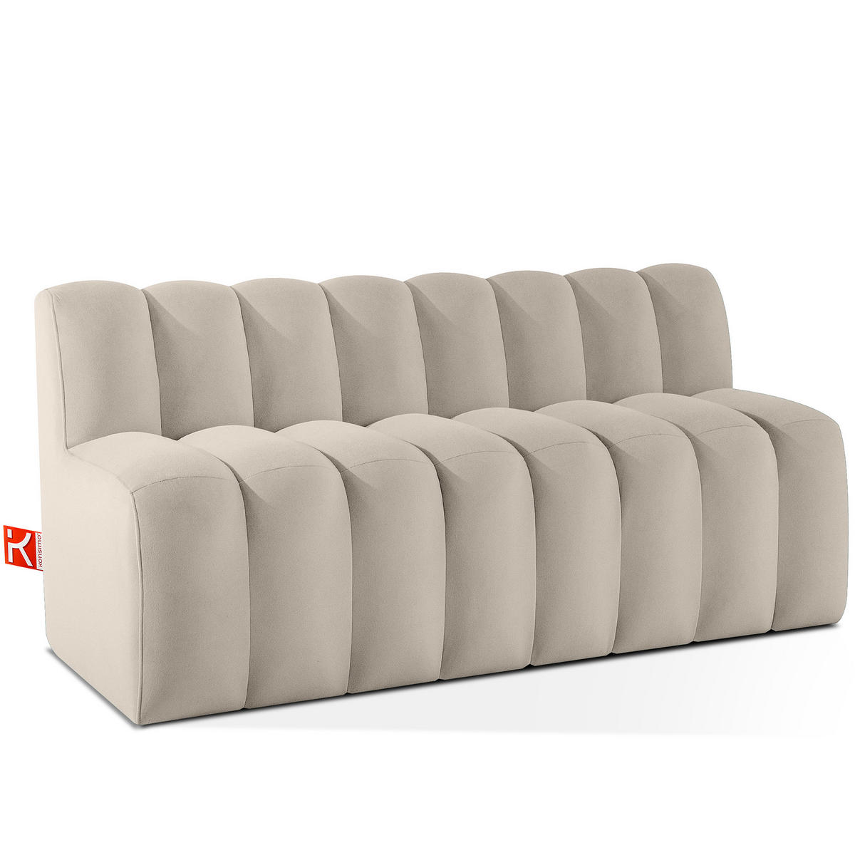 ESSZIMMERBANK CORDA, Cremig - Creme, Holz/Holzwerkstoff (163/78/71cm) - KONSIMO®