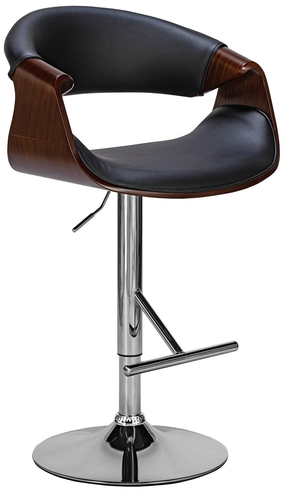 Deluke Barhocker Schwarz 60x95x52 cm