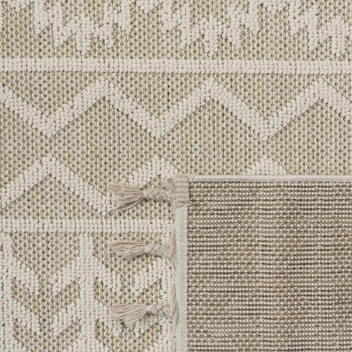 KURZFLORTEPPICH, in Naturoptik, Creme, 240 x 340 cm - Beige, Textil (340/240cm) - KADIMA DESIGN