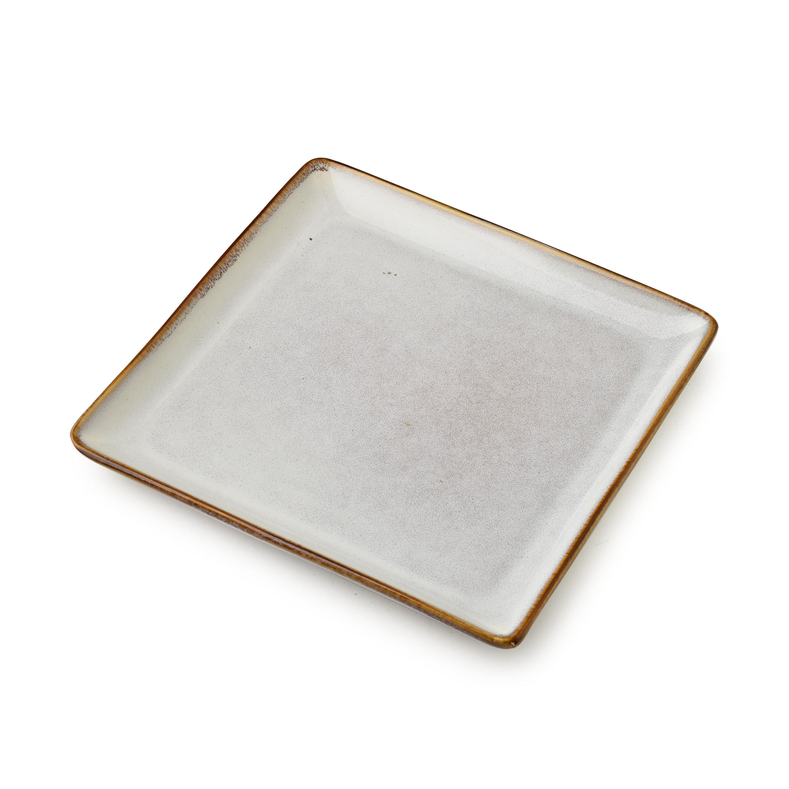 TELLER Basic Nature 18x18cm Keramik - Grau, Keramik (18/18/2cm) - Mondex
