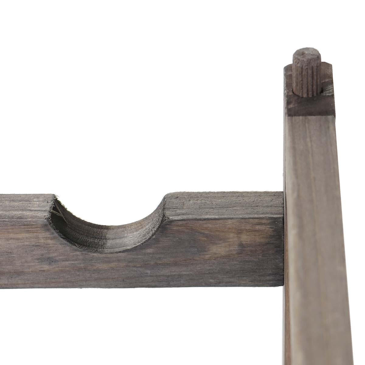 WEINREGAL Braun - Braun, Holz (41/26/24cm) - MCW