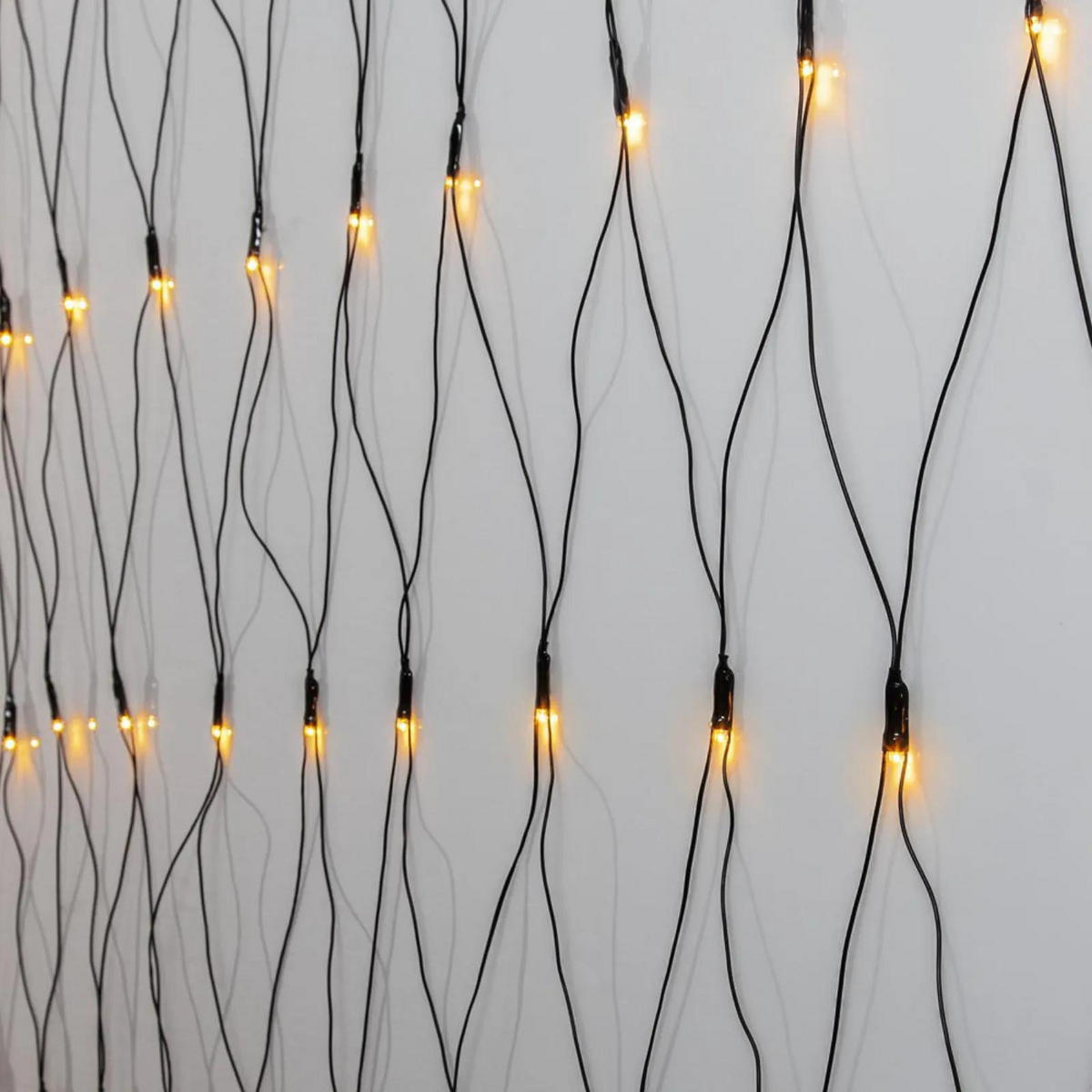 LICHTERKETTE Golden - Schwarz, Kunststoff (300cm) - click-licht