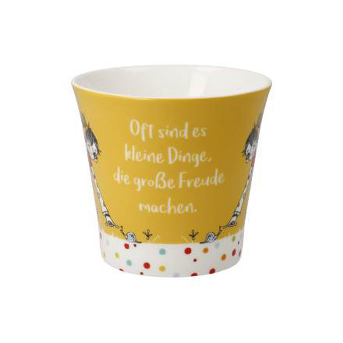 TEETASSE Freundlieb -Kleine Dinge, Fine Bone China - Multicolor, Keramik (0.35L) - Goebel