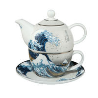TEEKANNE Die Welle mit Untertasse, Hokusai, Porzellan - Multicolor, Keramik (0.35L) - Goebel