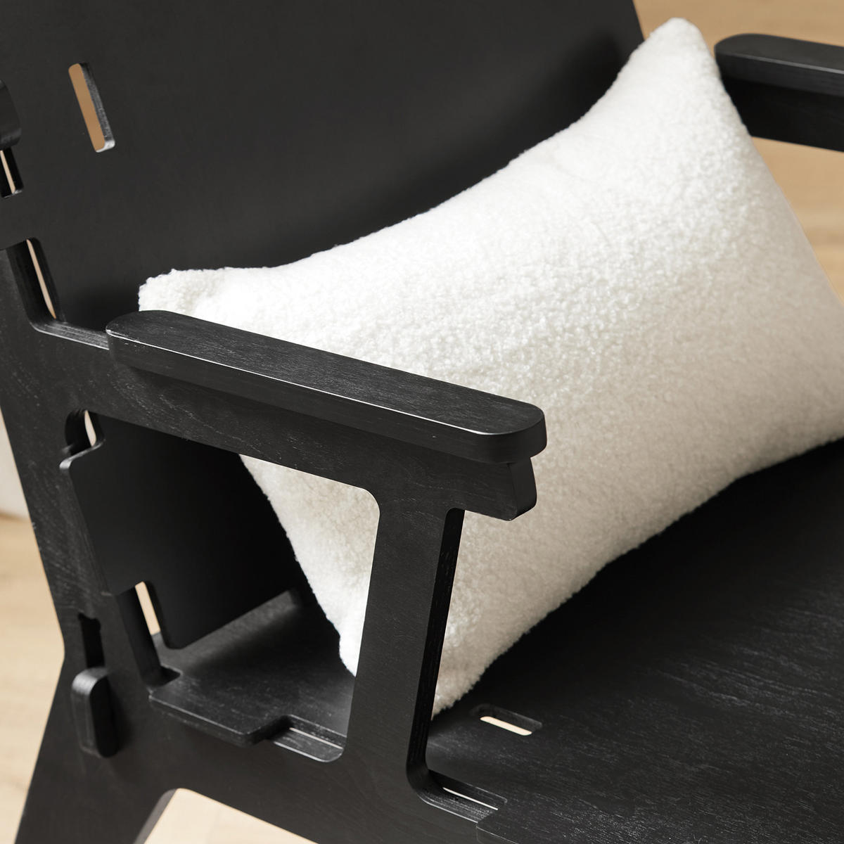 STUHL Schwarz - Schwarz, Holz (55/70/72cm) - SoBuy