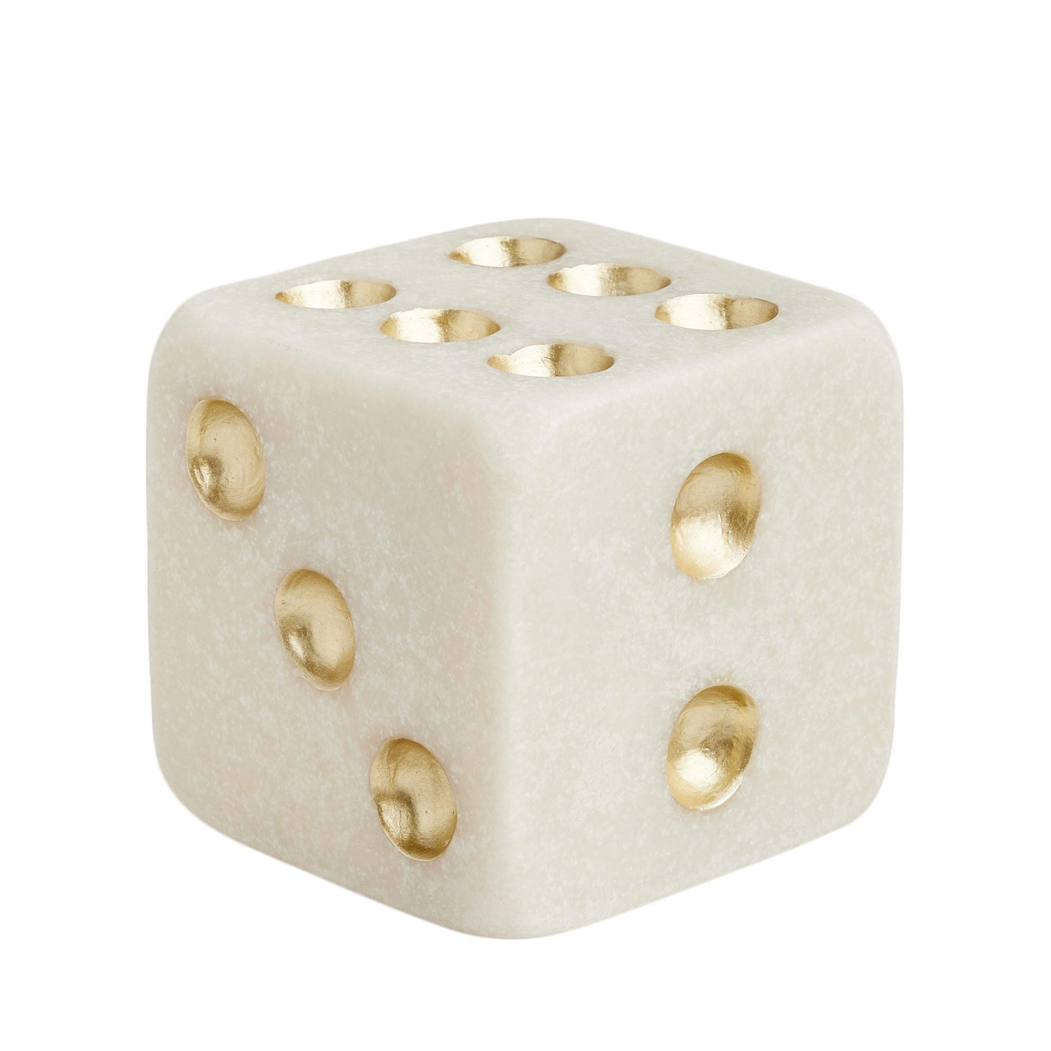FIGURINE Dice - Weiß, Kunststoff (12/12/12cm) - home&you