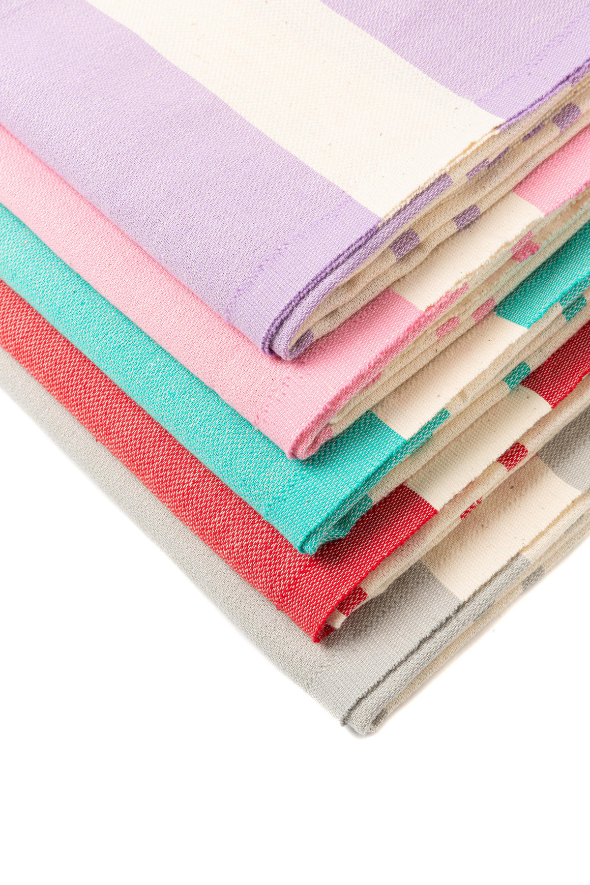 HAMAMTUCH Gestreift 100% Baumwolle 100x180 Grau - Grau, Textil (180/100cm) - Villa Möbel