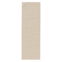 LÄUFER Leo Cream 80x250 cm - Creme, Kunststoff (80/250cm) - benuta