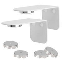 MAGNET-SEIFENHALTER PUREZZA 2er-Set weiß - Weiß, Metall (4.5/4.5/8cm) - bremermann