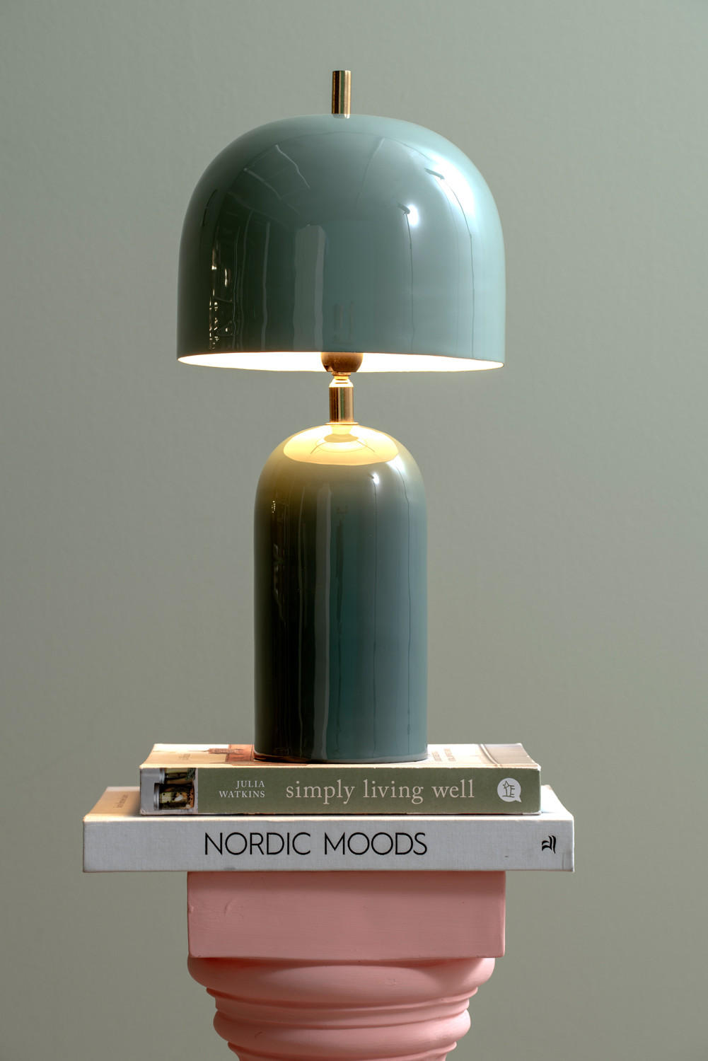 TISCHLAMPE Rico 20/20/43 cm - Blau, Metall (20/20/43cm) - Leitmotiv