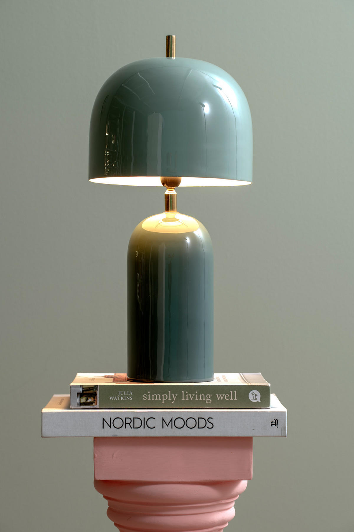 TISCHLAMPE Rico 20/20/43 cm - Blau, Metall (20/20/43cm) - Leitmotiv