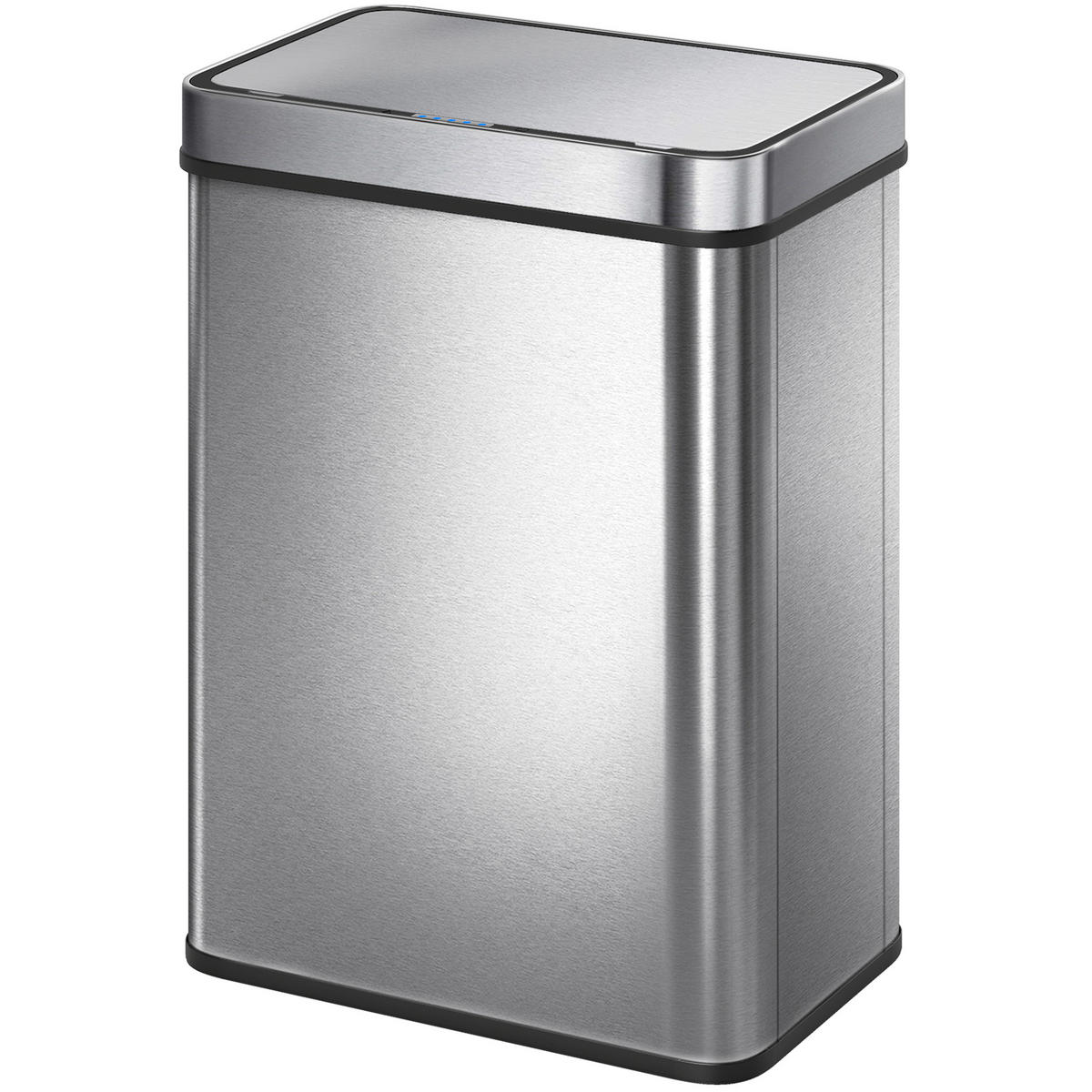 MÜLLEIMER DE-08938 50 L, automatischer Deckel mit Bewegungssensor Silberfarben - Silberfarben, Metall (27/54/39cm) - ComfortXL