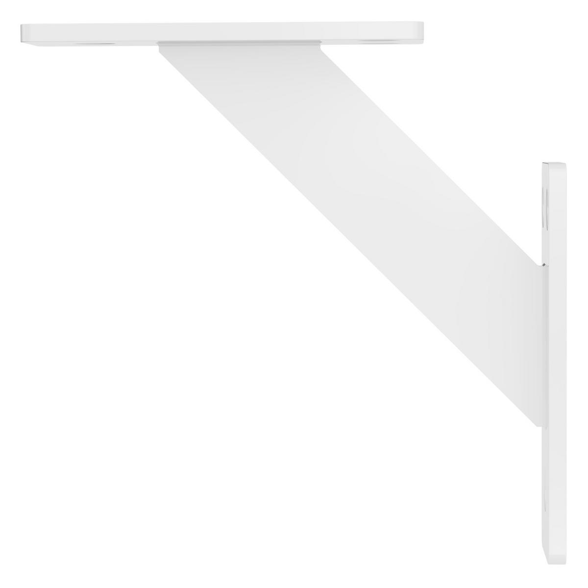 REGALHALTERUNGEN - Weiß, Metall (12/3/12cm) - ML-DESIGN