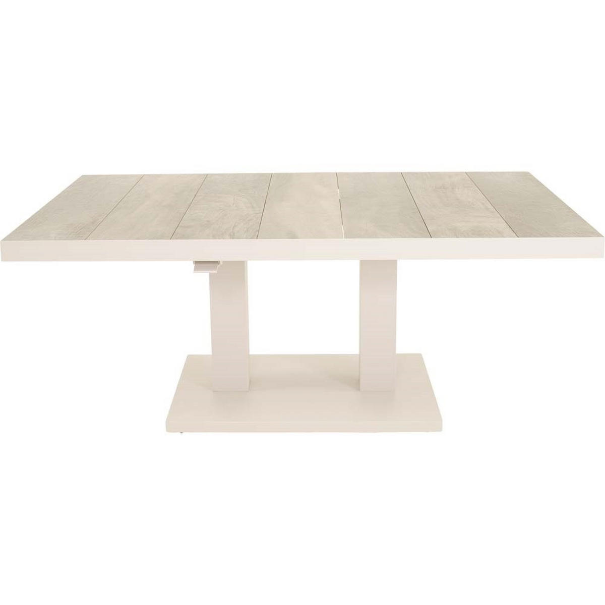 GARTENTISCH Prato - Beige - 140/85/50 cm - Beige, Metall (140/85/50cm) - Lesli Living