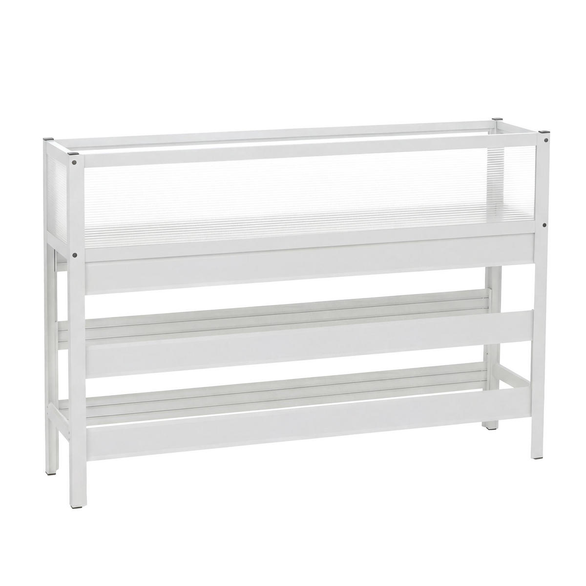HOCHBEET Weiß - Weiß, Metall (120/82/30cm) - MCW