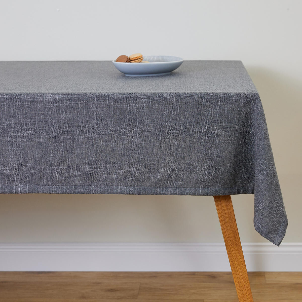TISCHDECKE Clifden - Grau, Textil (220/150/1cm) - home&you