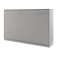 SCHRANKBETT Concept Pro II Horizontal - Grau, Holzwerkstoff (120/200cm) - MIRJAN24
