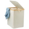 WÄSCHESAMMLER 60 Liter, beige - Beige, Textil (41/45.5/33cm) - bremermann