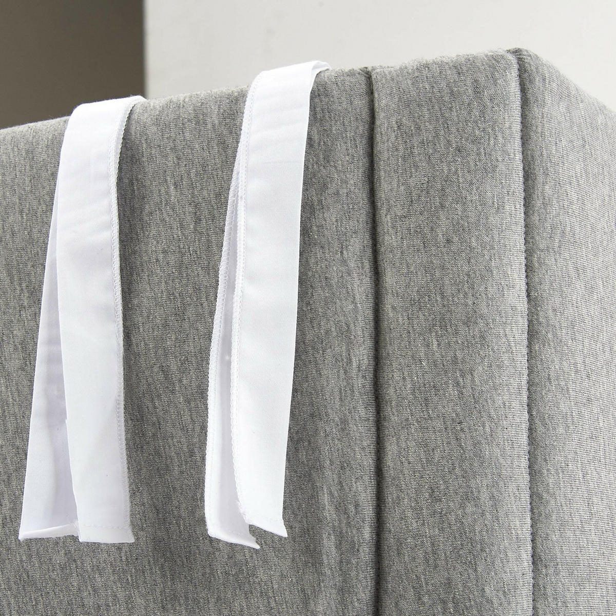BETTNESTCHEN Grau Spitze - Grau, Textil (212/44cm) - nordic coast company