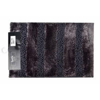 BADEMATTE Zac Grau 60/40/2 cm Textilien - Dunkelgrau, Textil (40/60cm) - Mondex