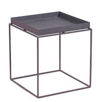 BEISTELLTISCH Quadratisch Schwarz 41/41/45 cm - Schwarz, Metall (41/41/45cm) - Nest Dream