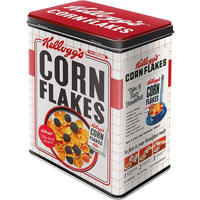 VORRATSDOSE L Kellogg's – Corn Flakes Bowl - Multicolor, Metall (14/20/10cm) - Nostalgic-Art